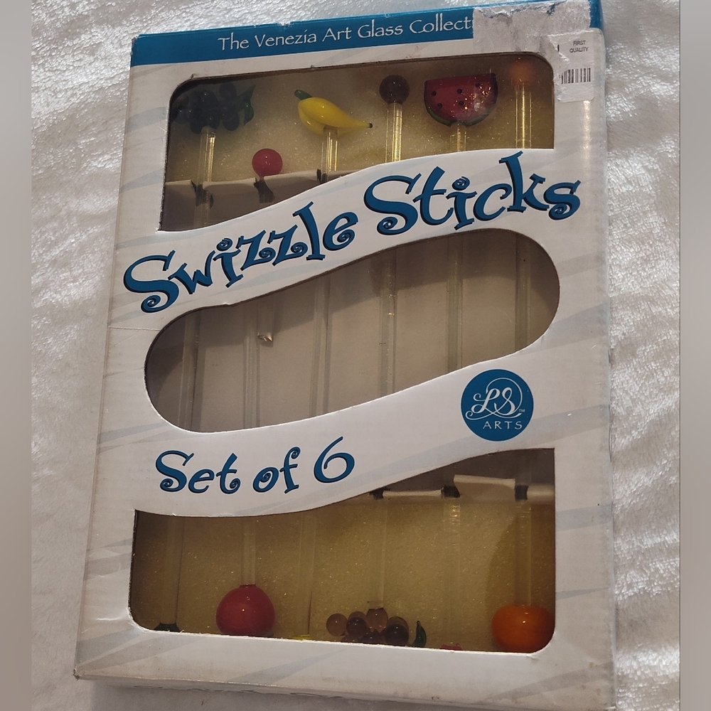 LL Arts Swizzle Sticks Set of 6